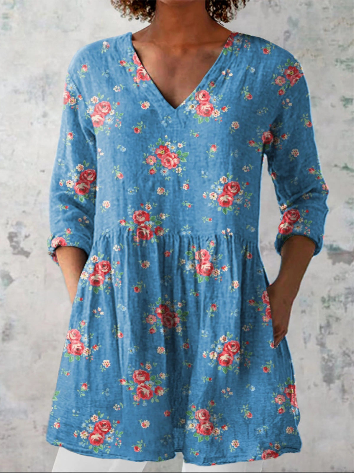 Bonaria | Blusa Lunga Floreale