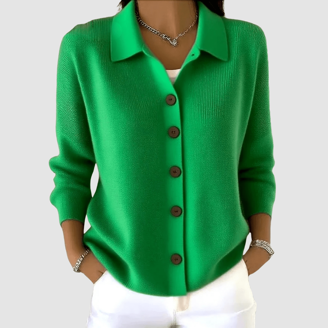Joanna | Cardigan in Maglia con Bottoni