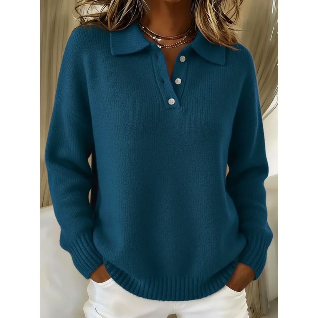 Gioiosa | Maglione con Colletto e Bottoni
