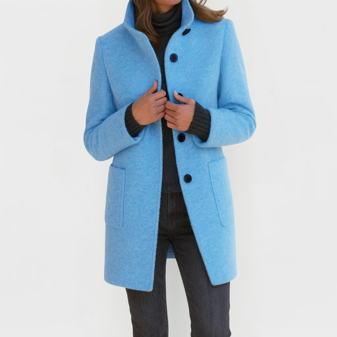 Alyanna | Cappotto con Colletto e Bottoni