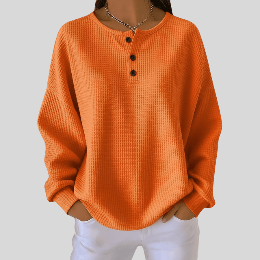 Anne | Maglia Morbida con Colletto e Bottoni