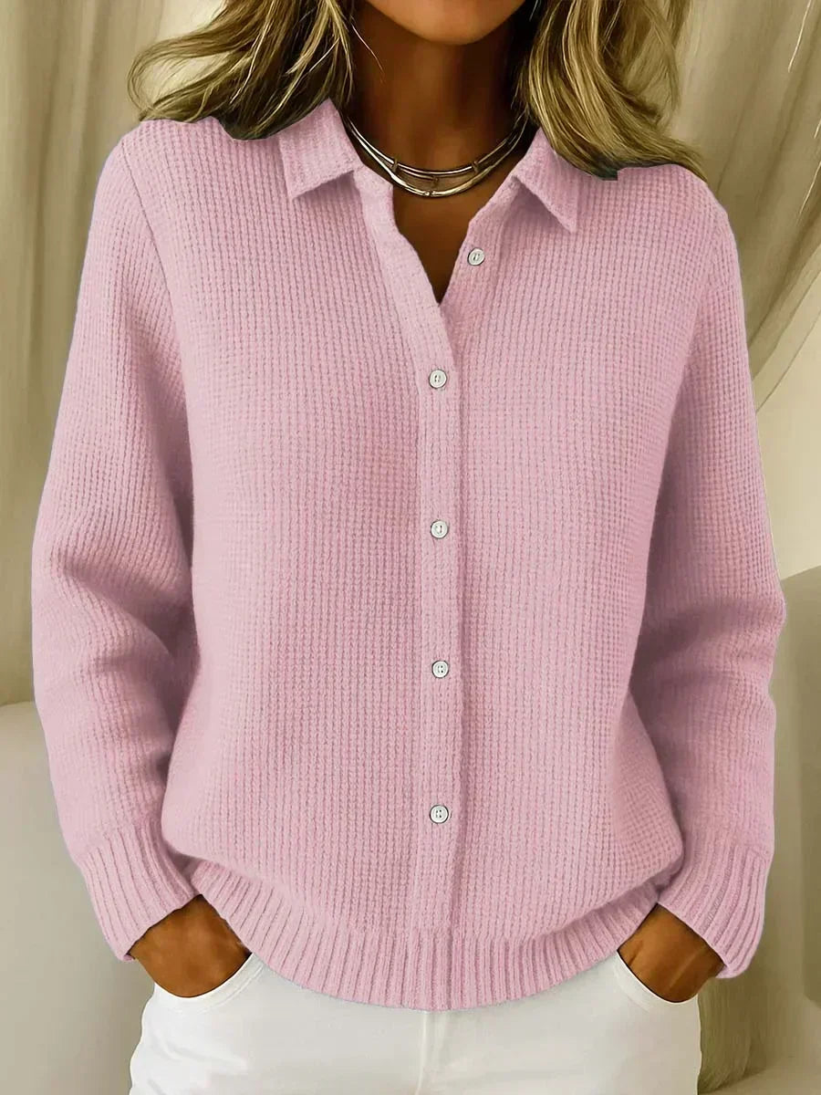 Dorotea | Cardigan con Colletto e Bottoni