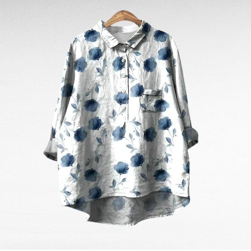 Ottavia | Blusa Estiva Elegante in Lino