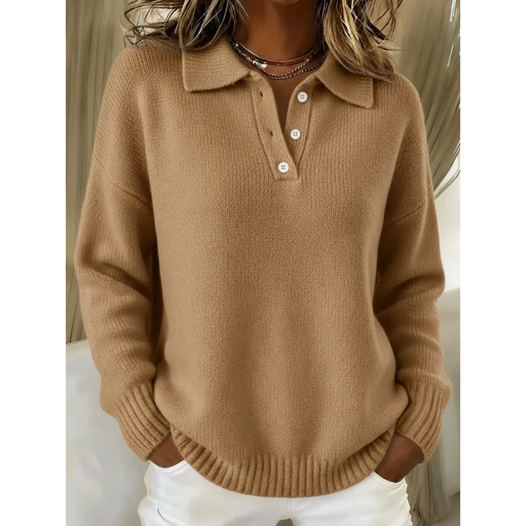 Gioiosa | Maglione con Colletto e Bottoni