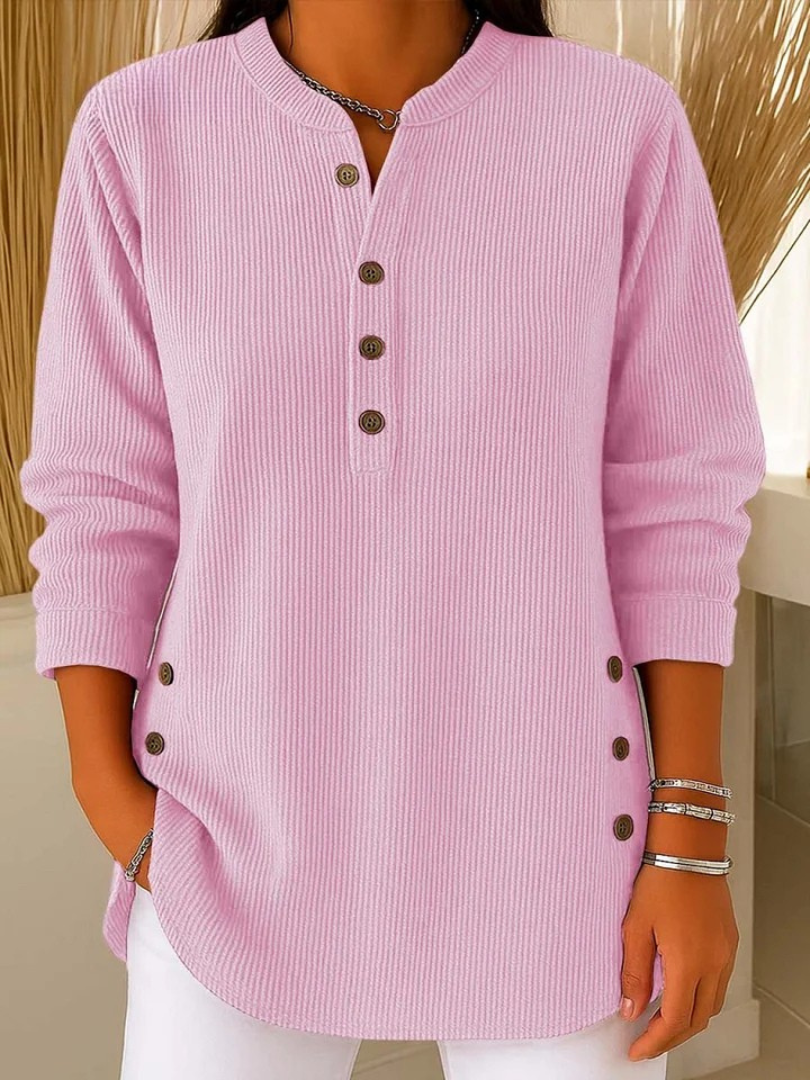 Clotilde | Maglione Lungo con Bottoni