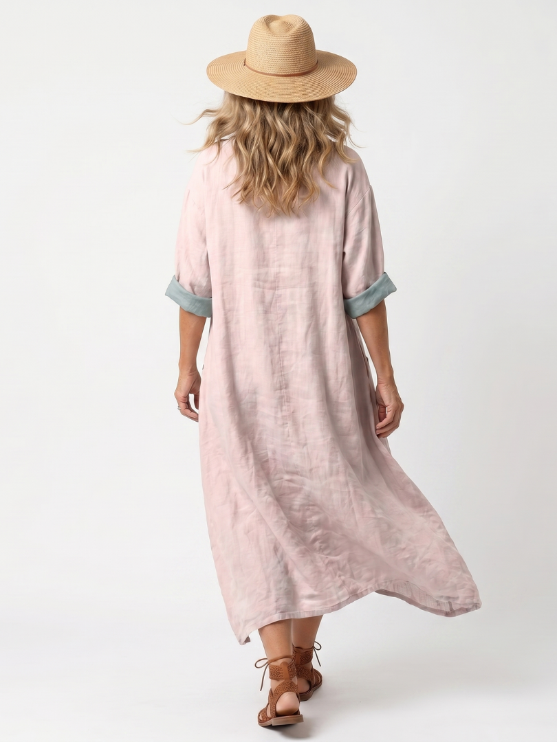 Viola | Abito Oversize Ricamato