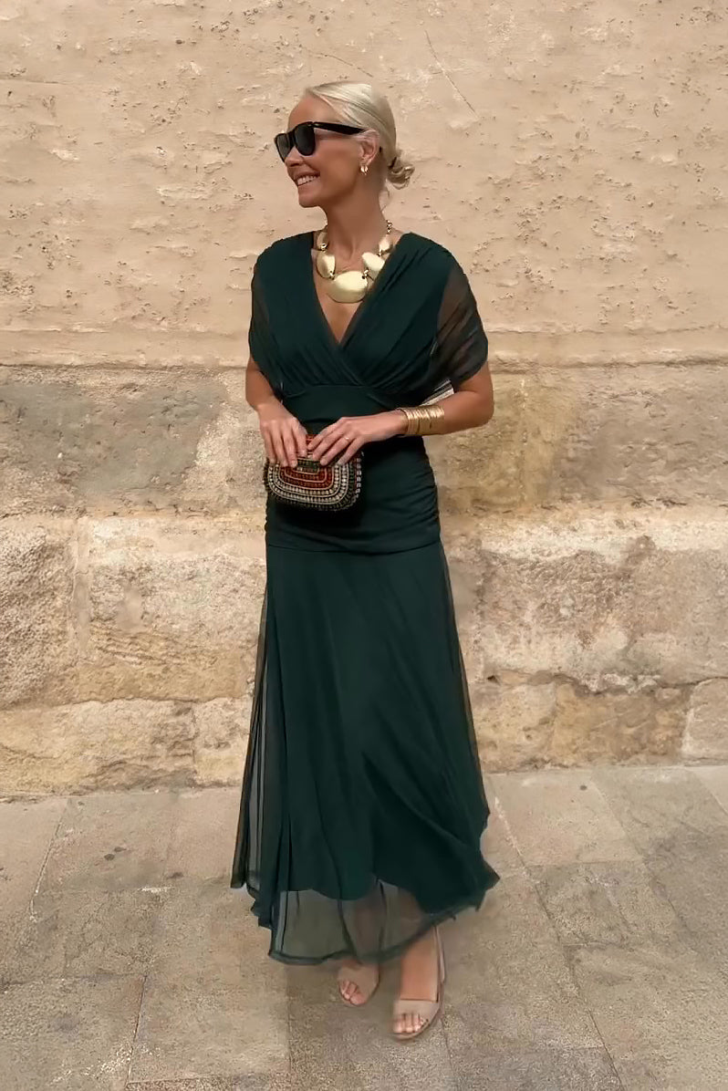 Carmelina | Abito Elegante con Scollo a V