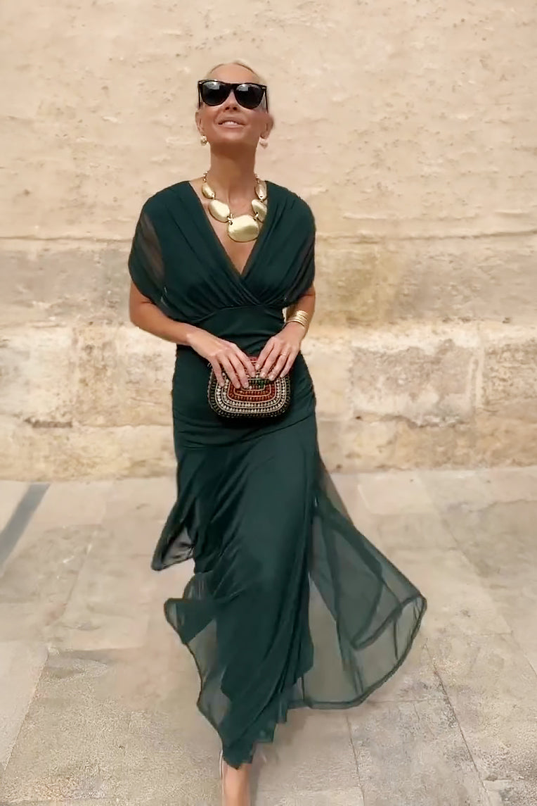 Carmelina | Abito Elegante con Scollo a V