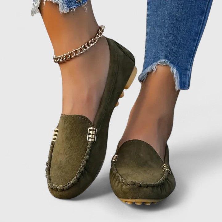 Noella | Mocassini Slip-On con Dettaglio Metallico