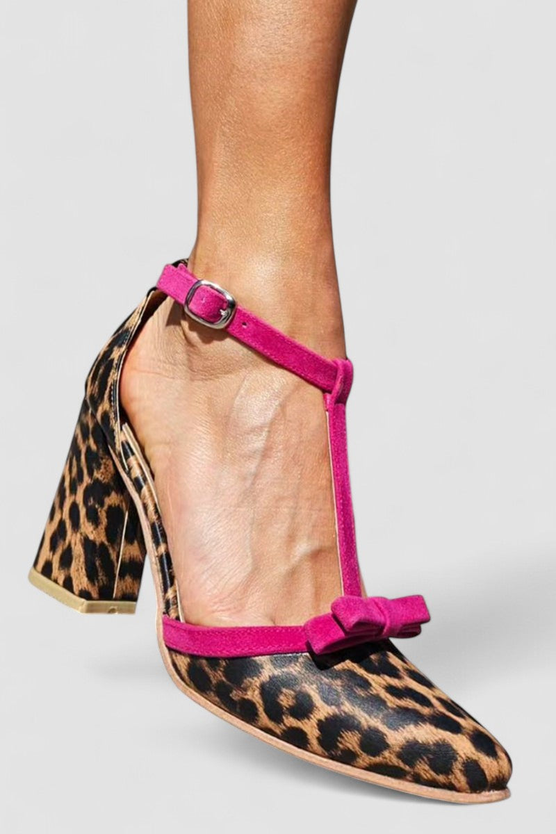 Ivana | Décolleté Animalier con Tacco