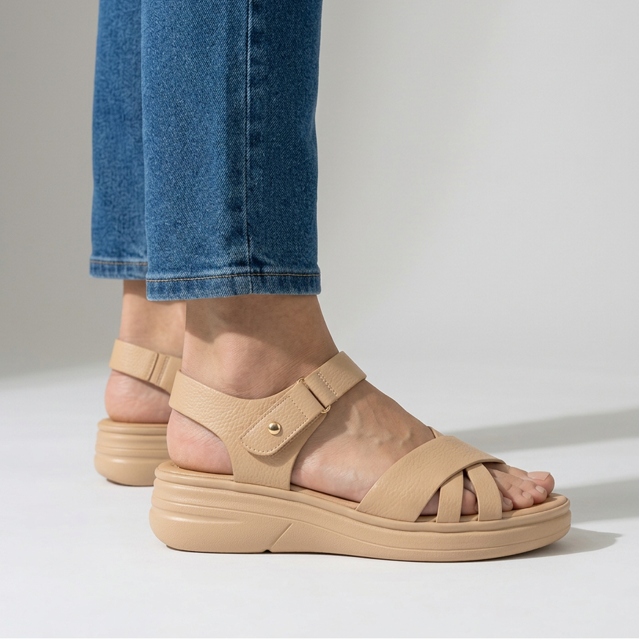 Valentina | Sandali Comfort Naturale