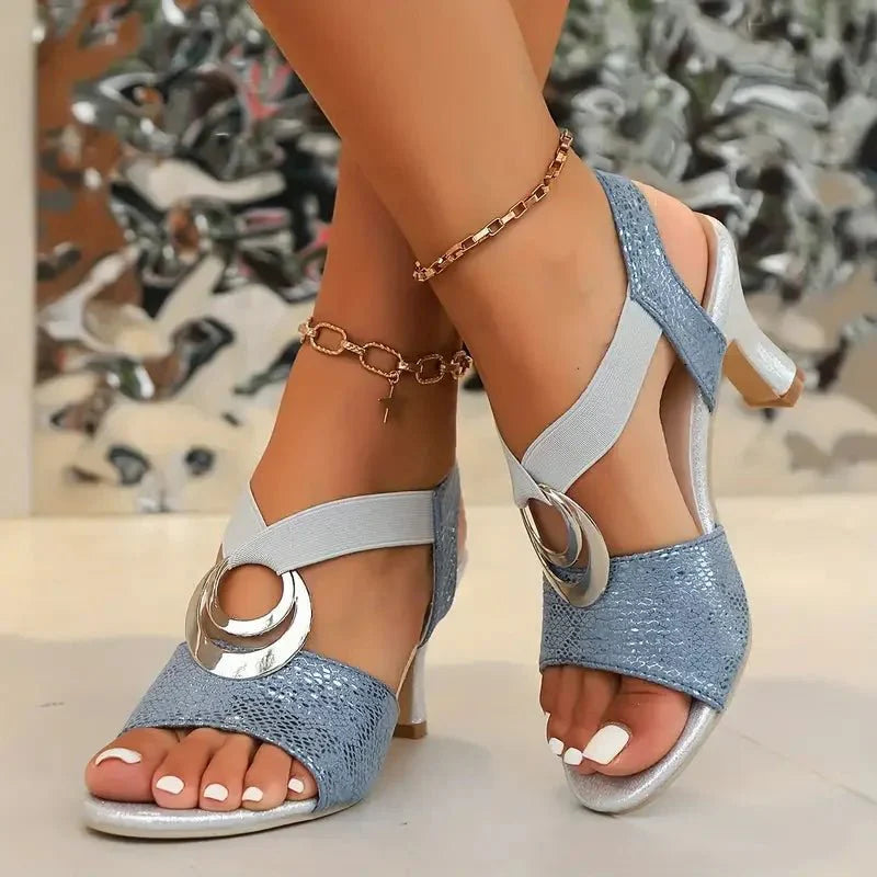 Jasmina | eleganti décolleté con cinturino e fibbia decorativa