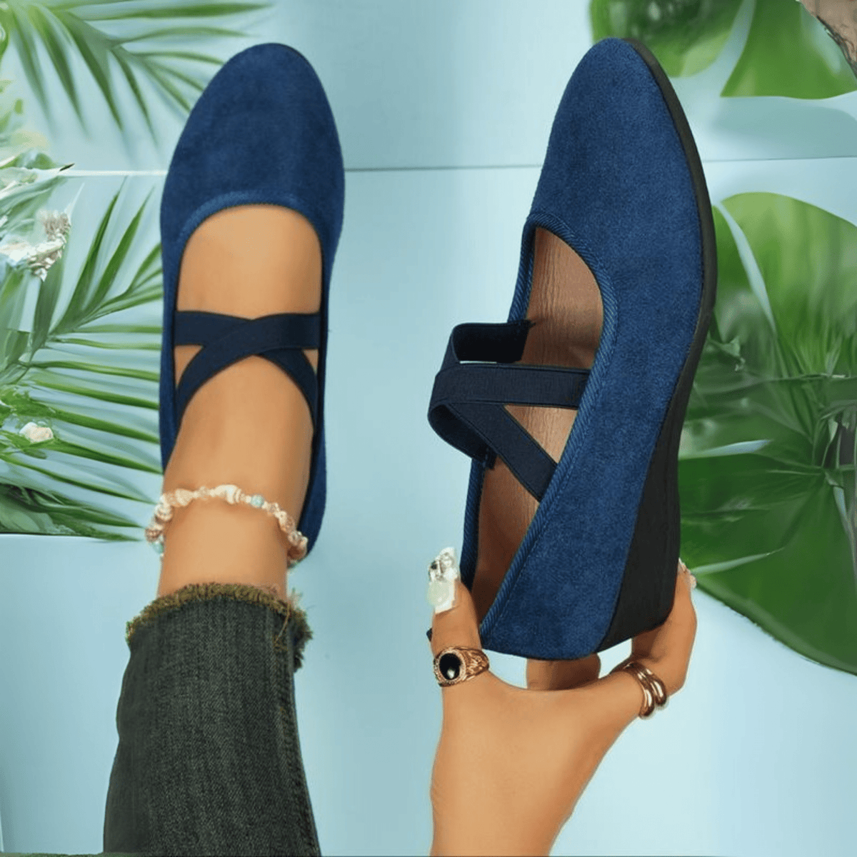 Éliane | Scarpe Eleganti con Zeppa Leggera