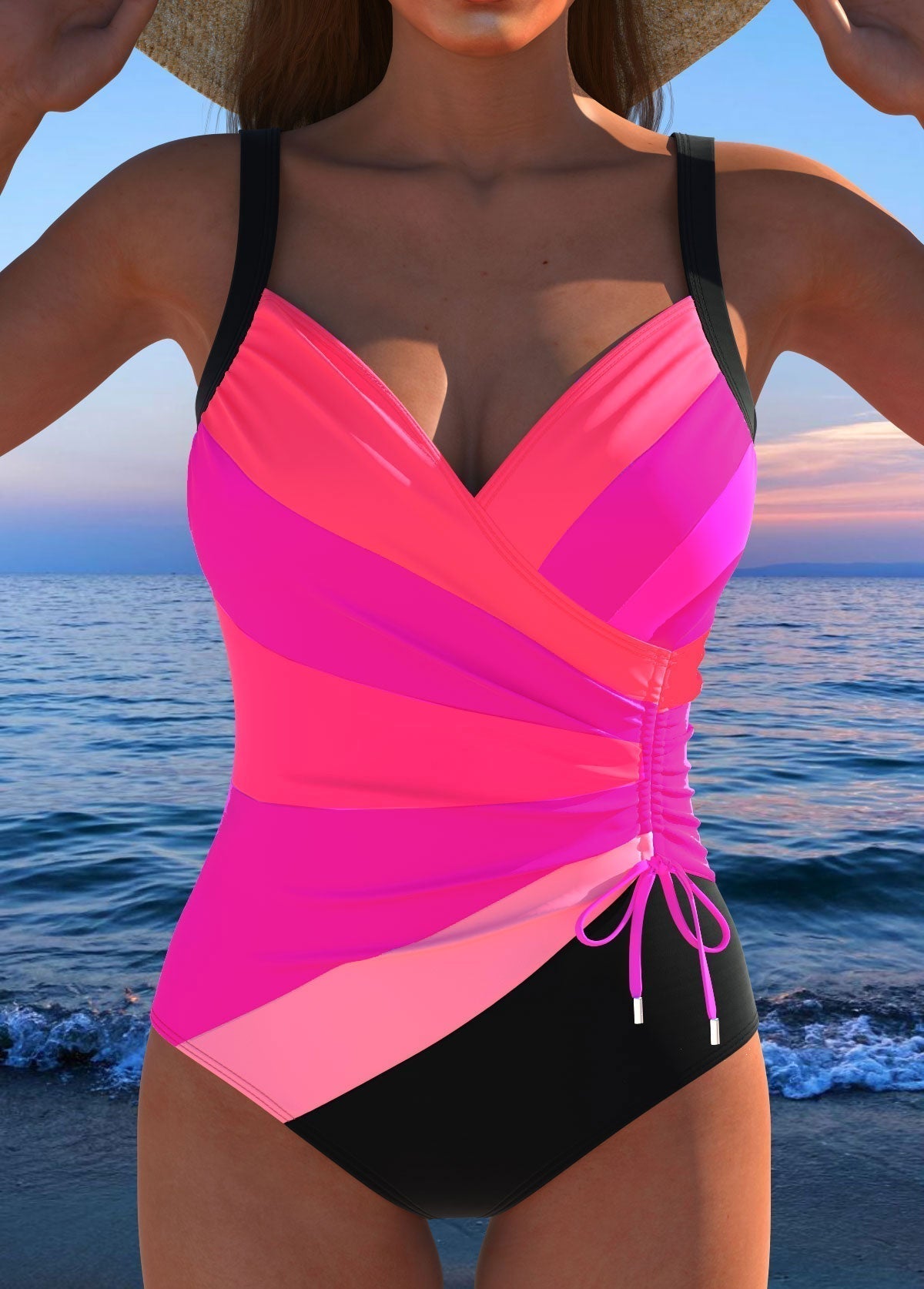Cheska | Costume Intero Drappeggiato