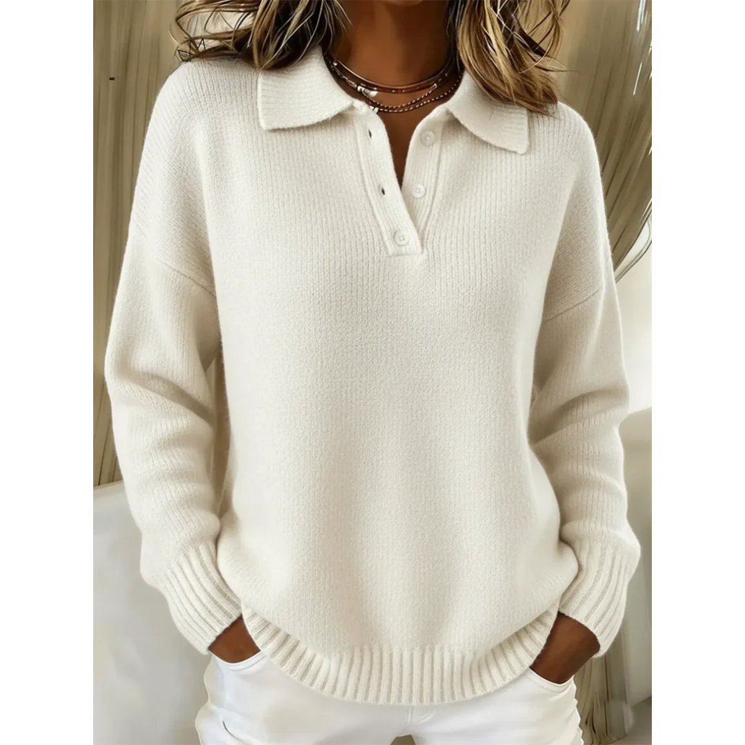 Gioiosa | Maglione con Colletto e Bottoni