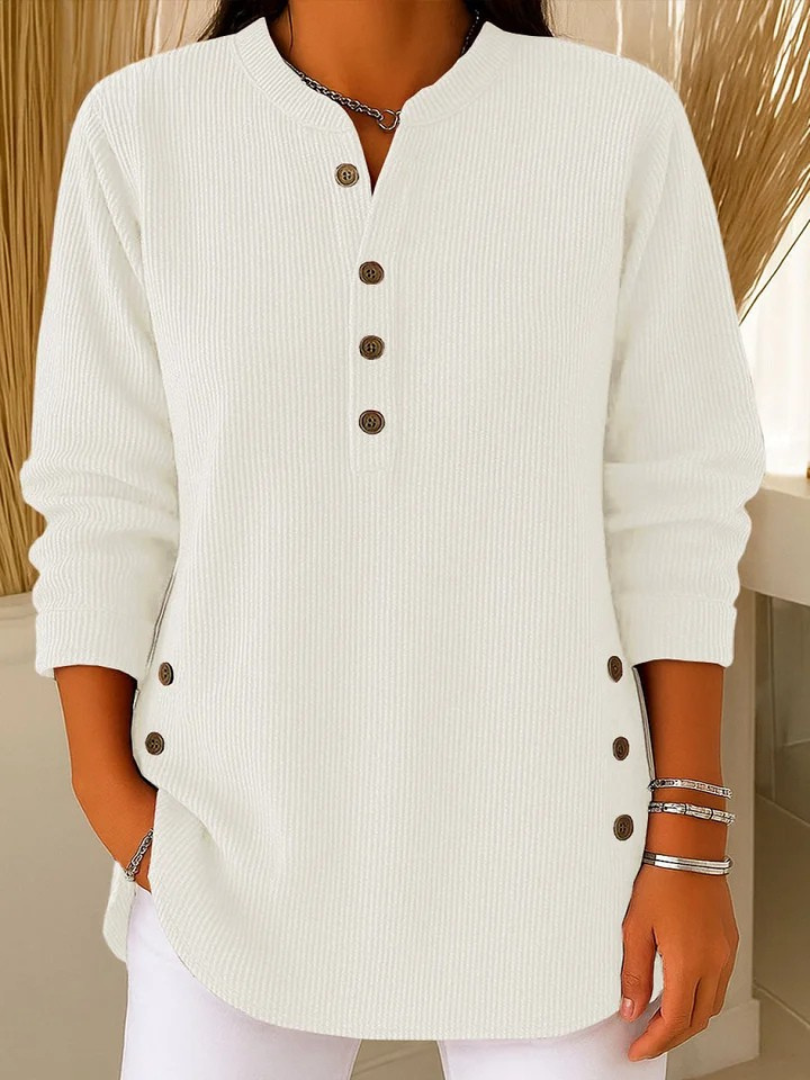 Clotilde | Maglione Lungo con Bottoni