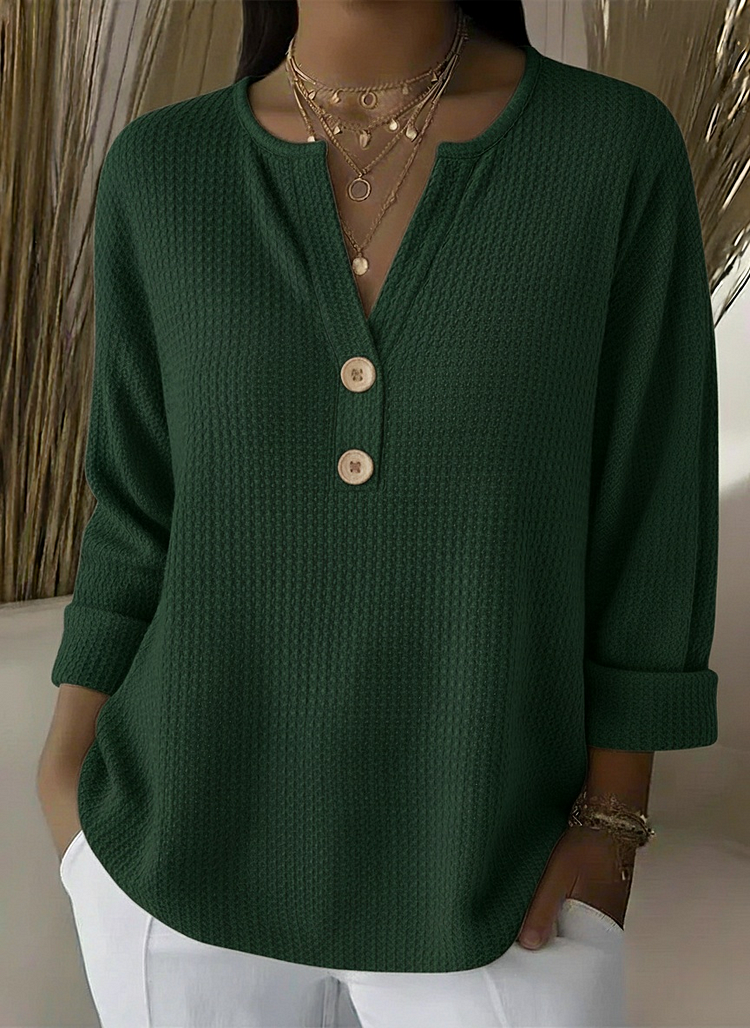 Evela | Maglia Henley con Bottoni