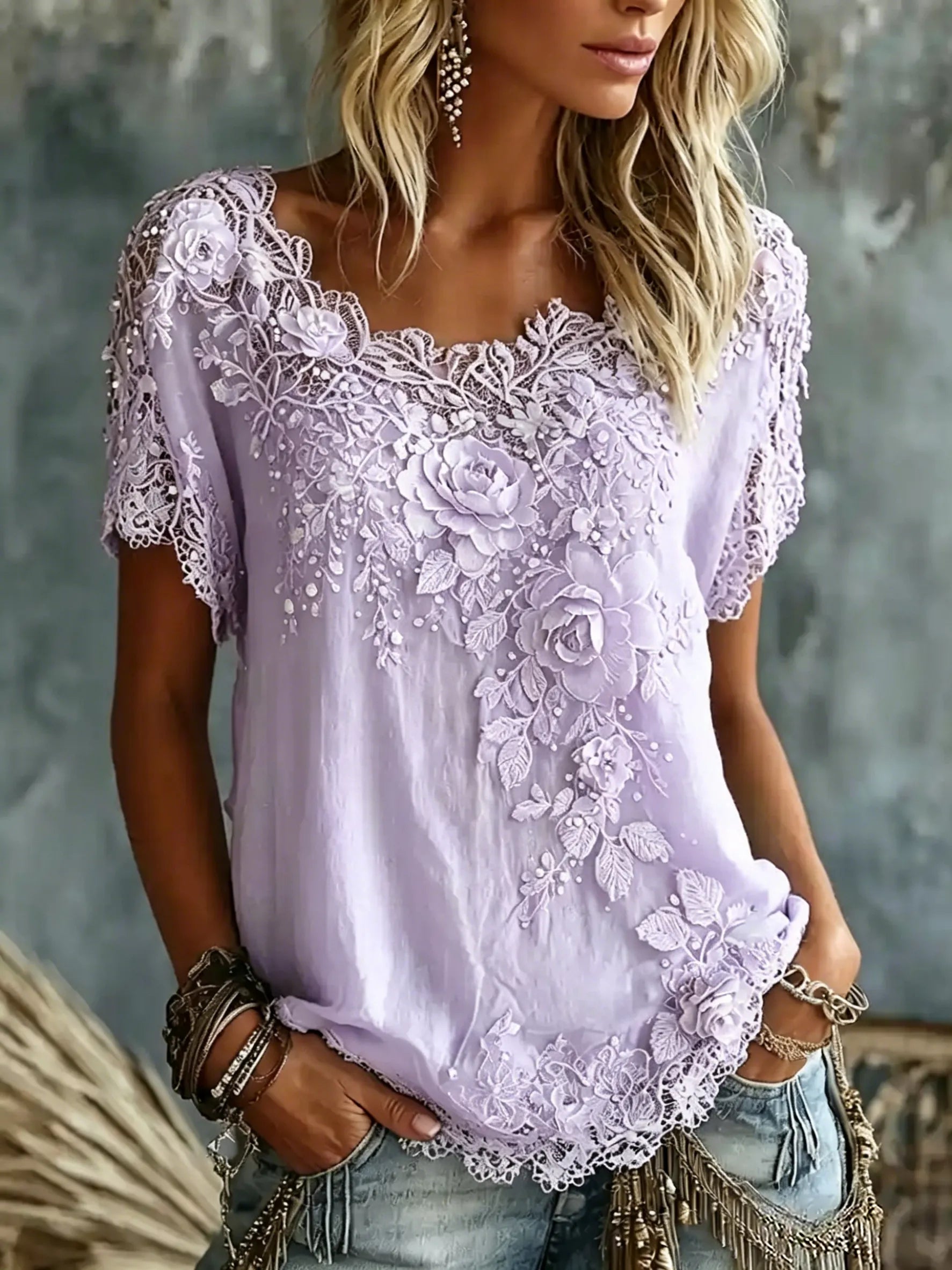 Patrizia | Blusa Floreale Elegante