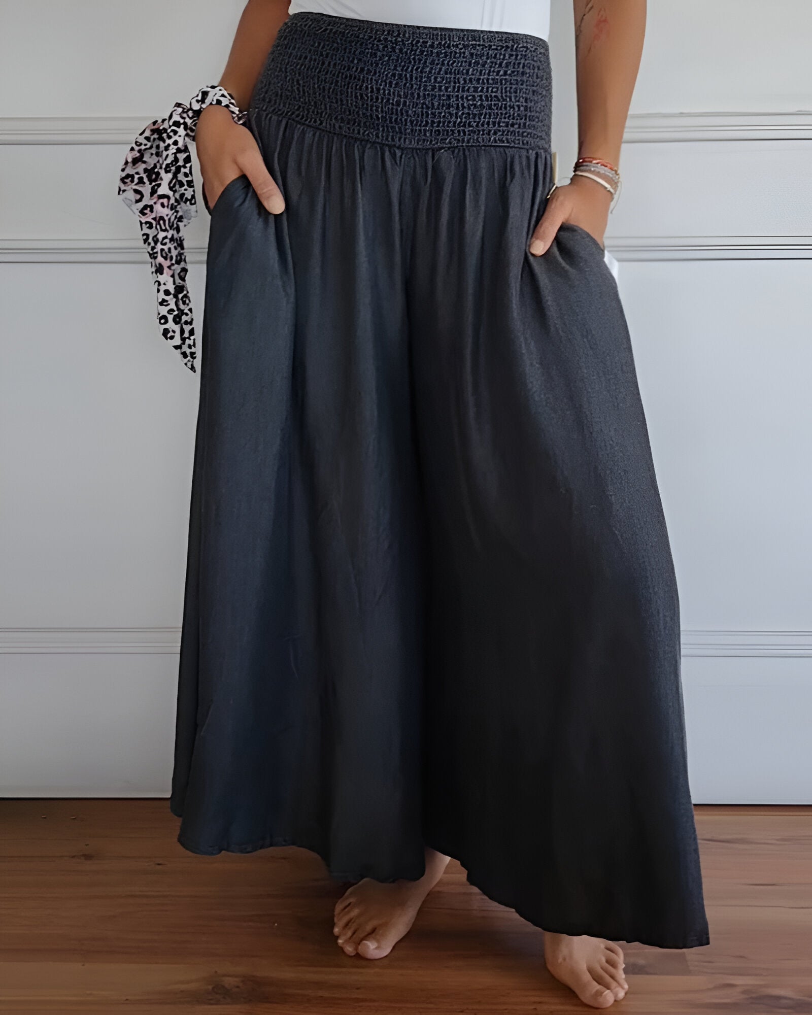 Adalgisa | Gonna Maxi con Vita Arricciata