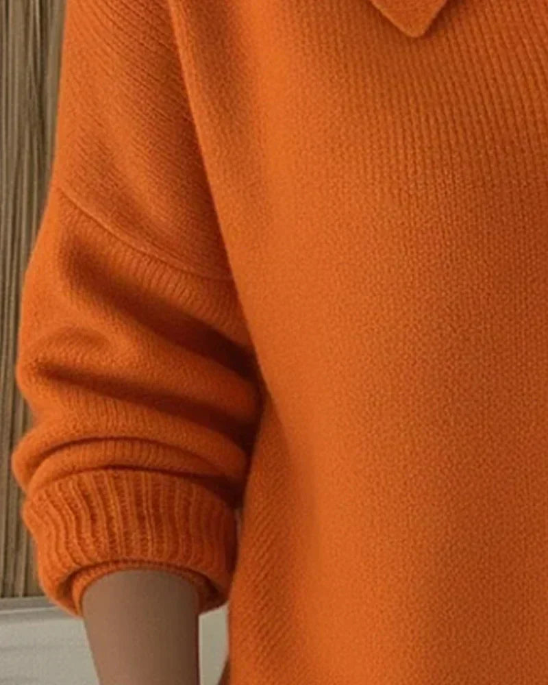 Fabia | Cardigan con Colletto e Bottoni