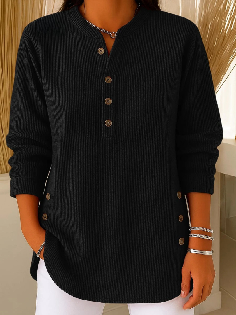 Clotilde | Maglione Lungo con Bottoni