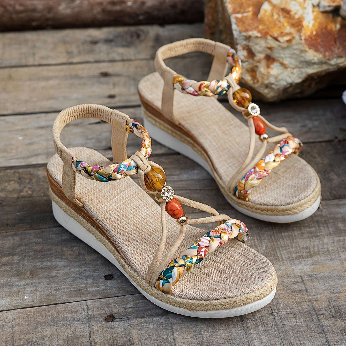 Eva | Sandali Boho con Zeppa