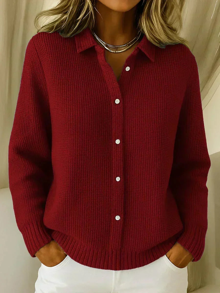 Dorotea | Cardigan con Colletto e Bottoni
