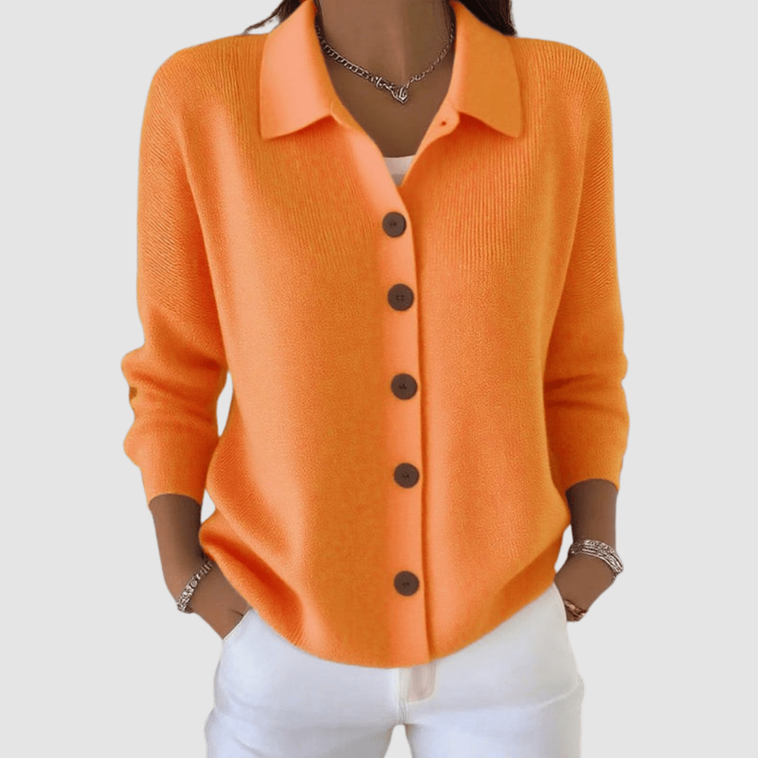 Joanna | Cardigan in Maglia con Bottoni