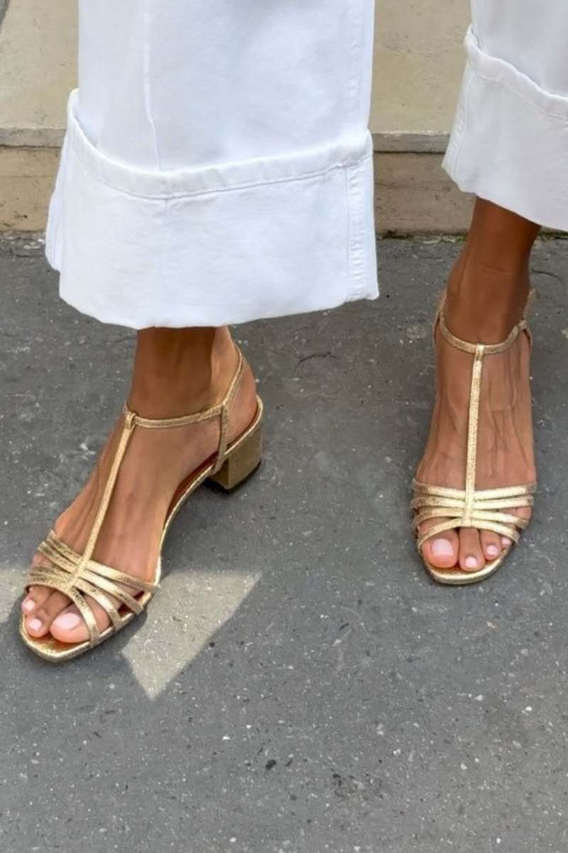 Erica | Sandali Eleganti con Tacco Basso