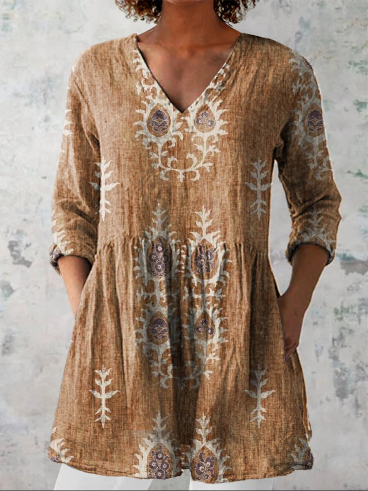 Rosa | Blusa Lunga Fantasia