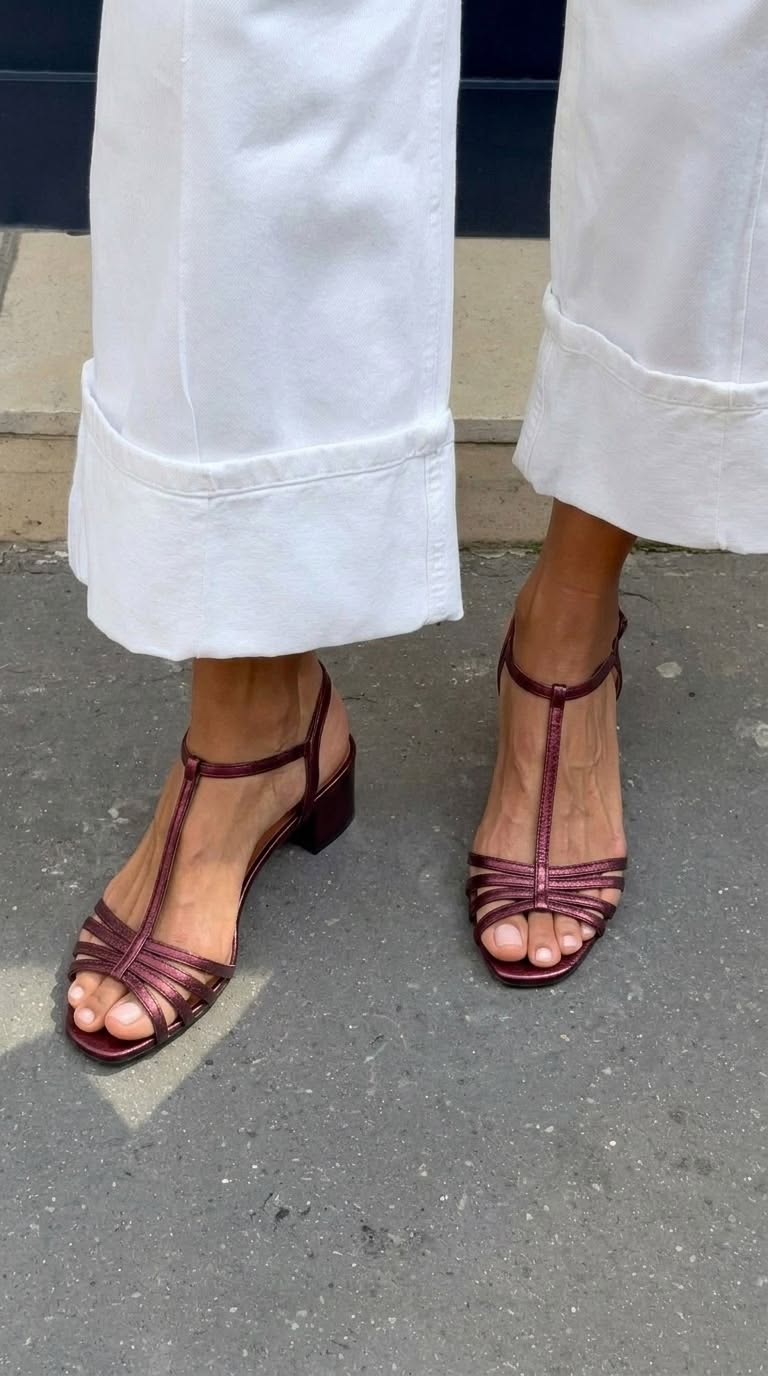 Erica | Sandali Eleganti con Tacco Basso