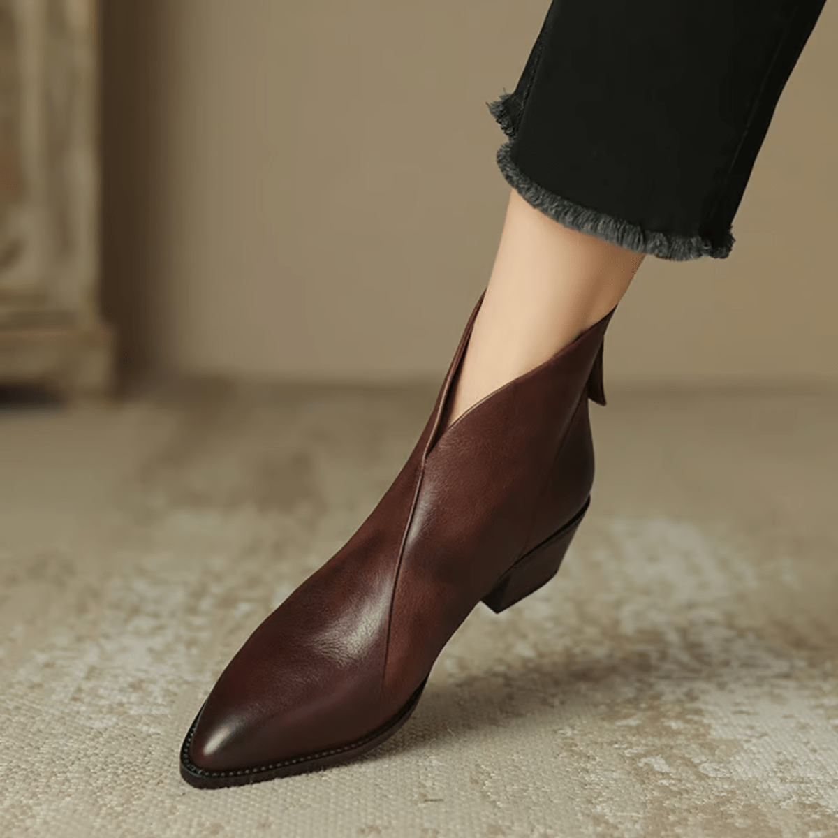 Lorena | Stivaletti Eleganti con Tacco Basso