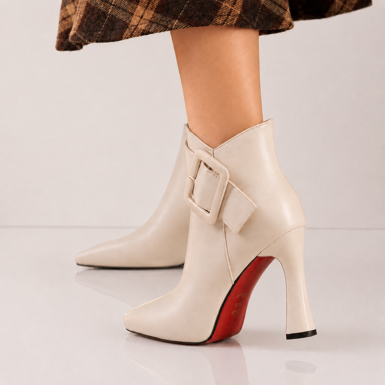 Akira | Stivaletti in Vera Pelle con Fibbia