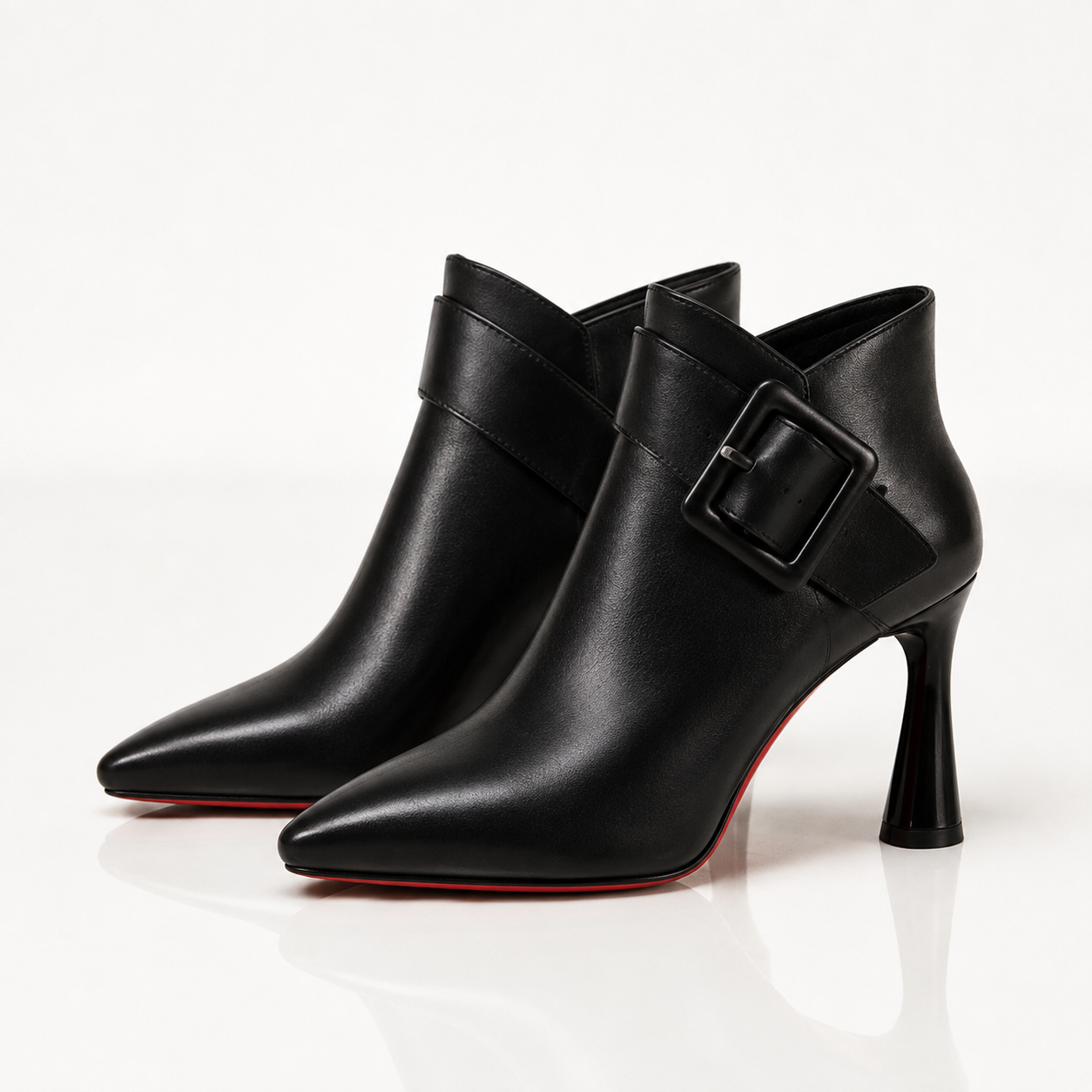 Akira | Stivaletti in Vera Pelle con Fibbia
