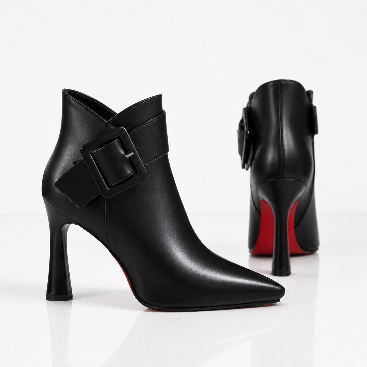 Akira | Stivaletti in Vera Pelle con Fibbia