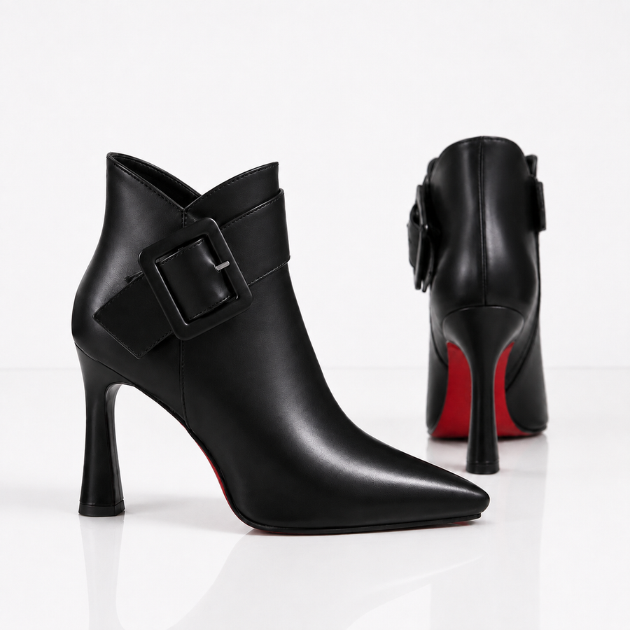 Akira | Stivaletti in Vera Pelle con Fibbia