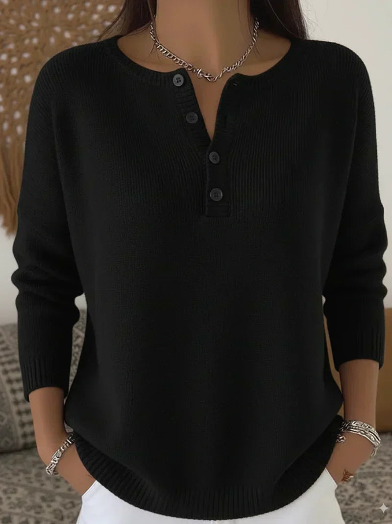 Celestina | Maglione Henley con Bottoni