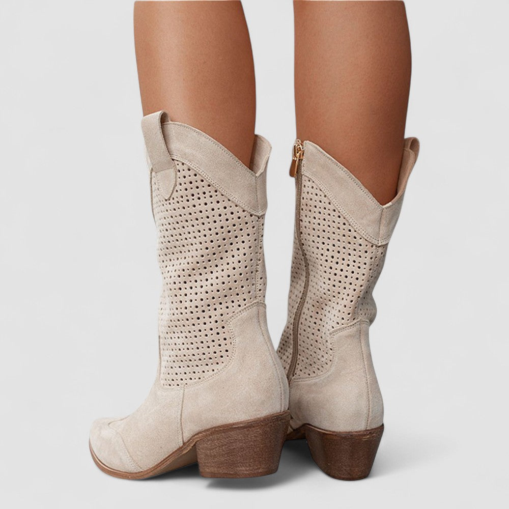 Megan | Stivali Western Traforati