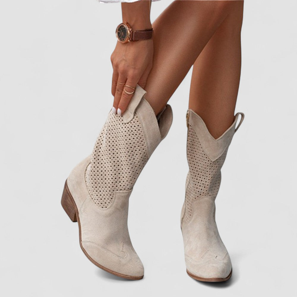 Megan | Stivali Western Traforati