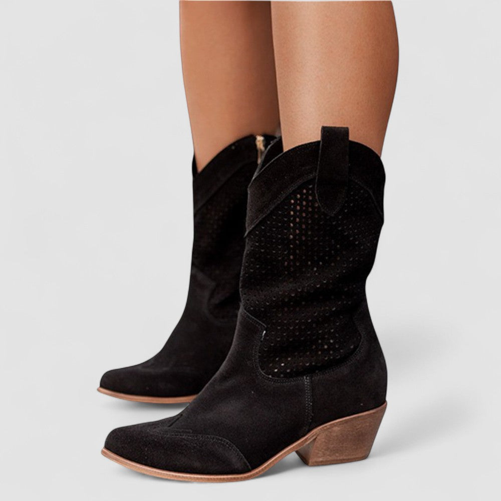 Megan | Stivali Western Traforati