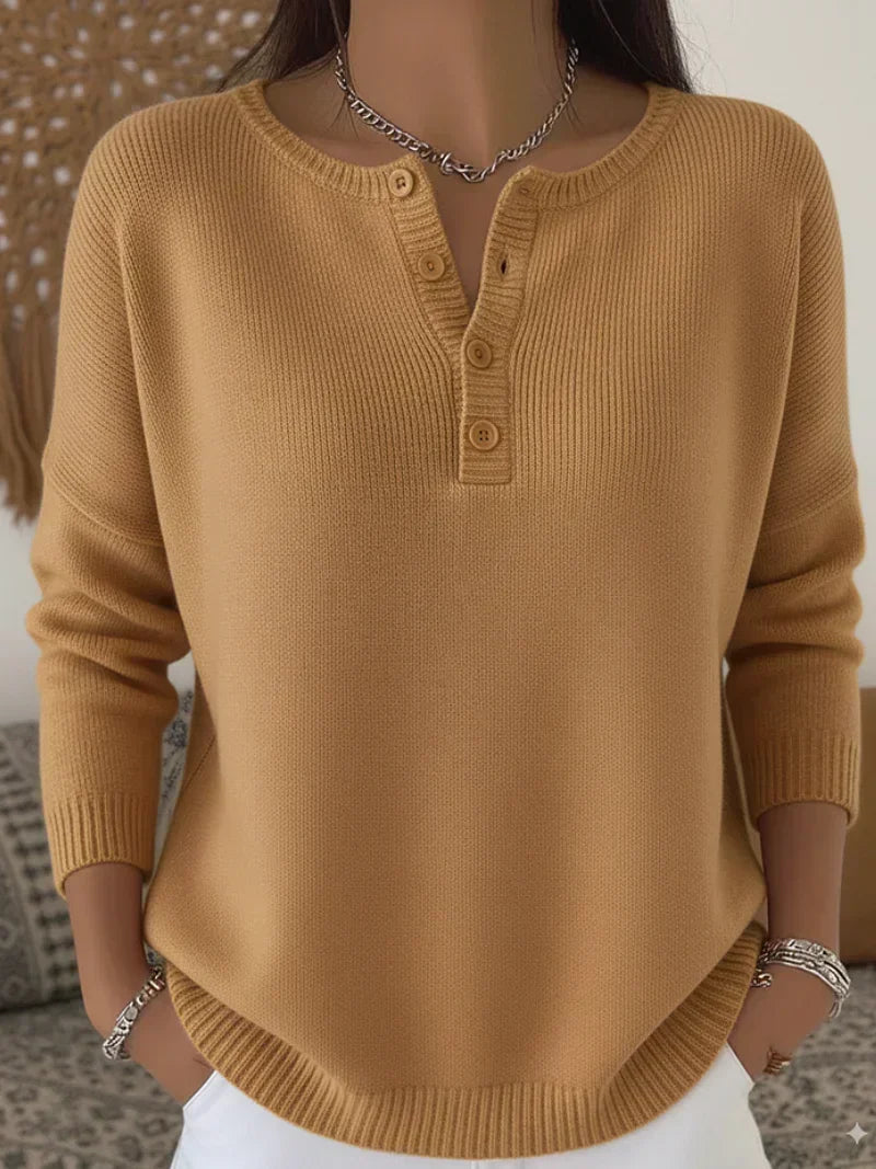 Celestina | Maglione Henley con Bottoni