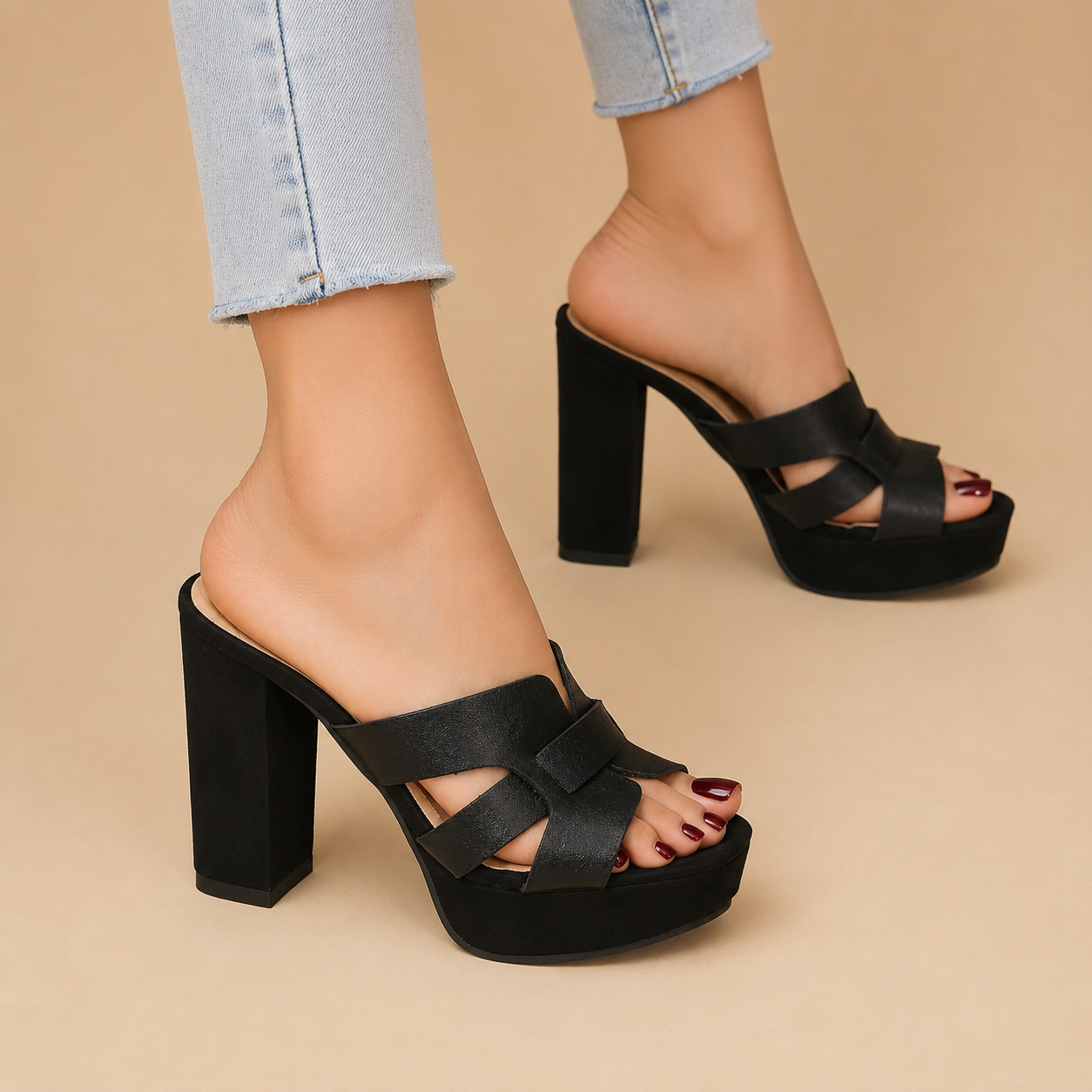 Elena | Sandali Tacco Comfort Elegante