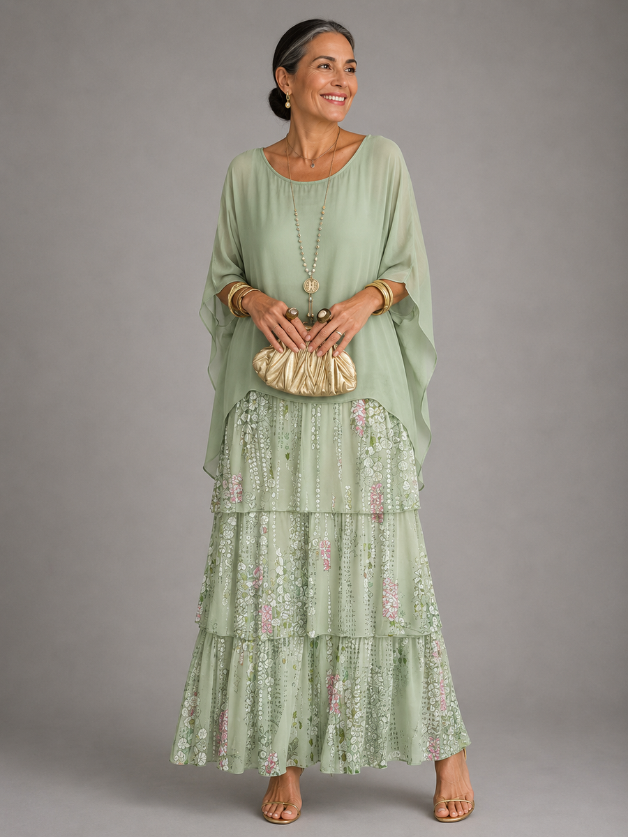 Bella Nonna™ | Abito lungo elegante e fluido