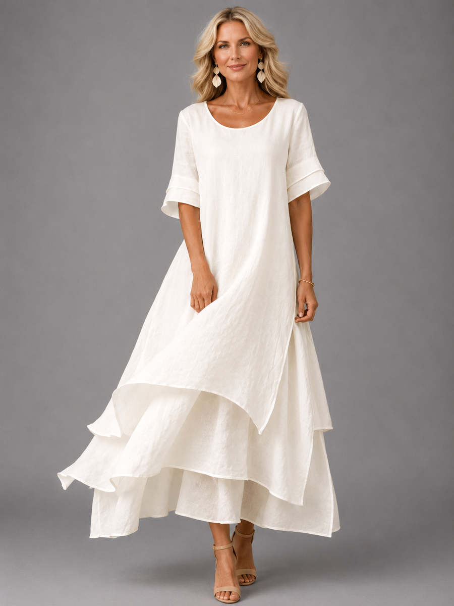Brunella™ | Abito lungo “Flowing Grace”