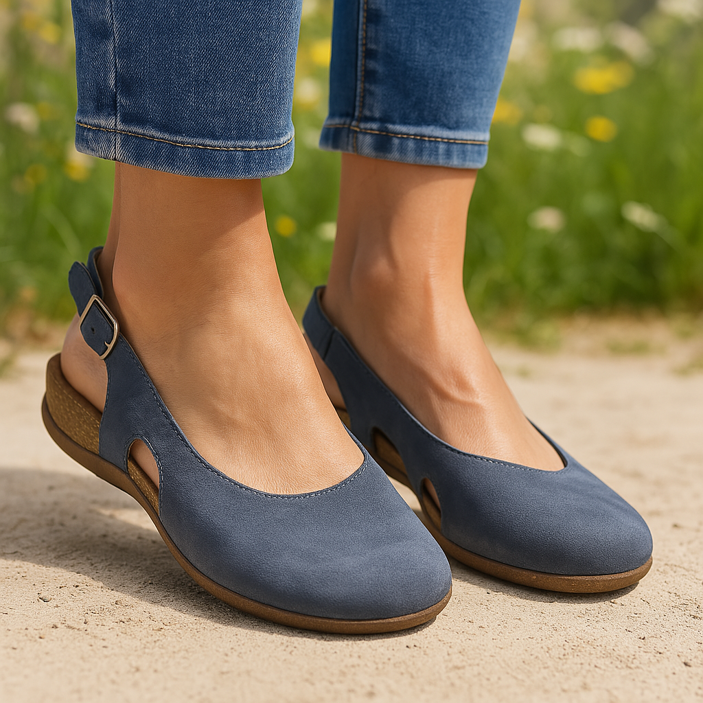 Nicoletta | Slingback Comode con Tacco Basso
