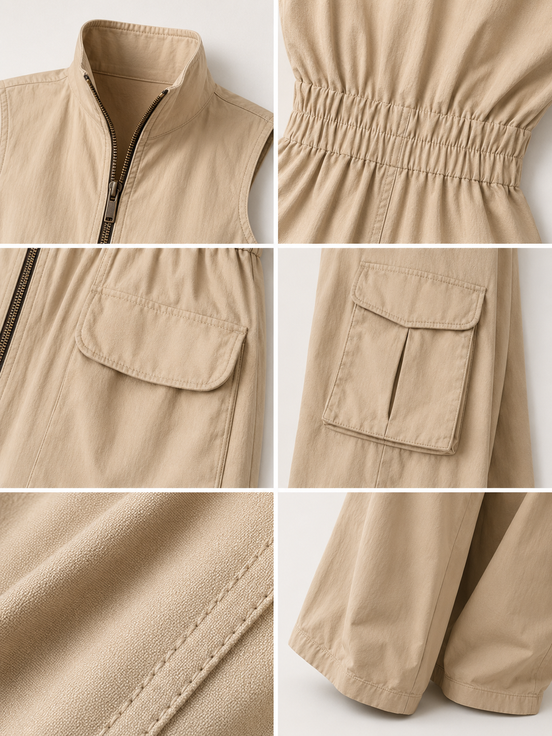 Didith | Salopette Cargo con Zip