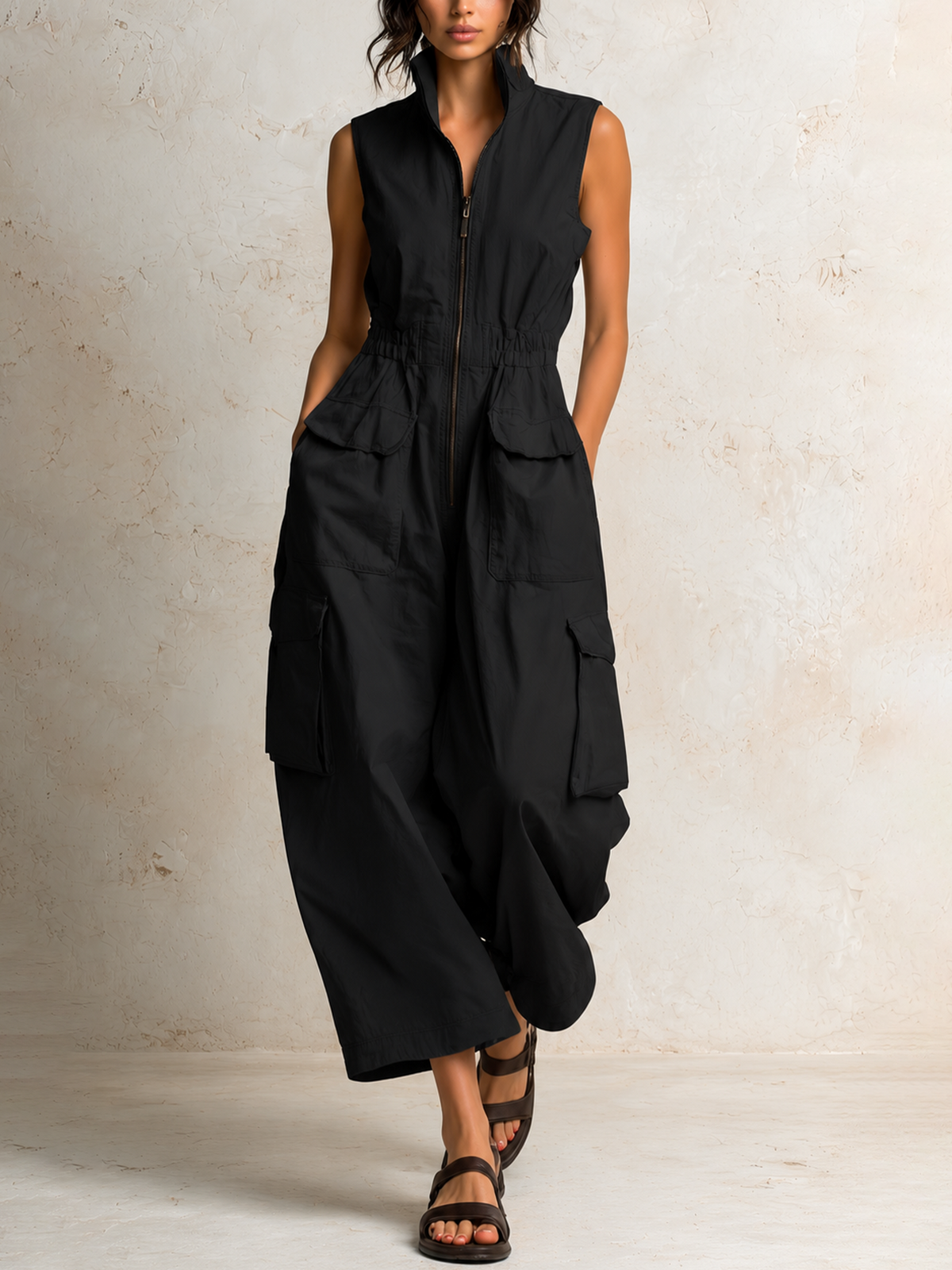 Didith | Salopette Cargo con Zip