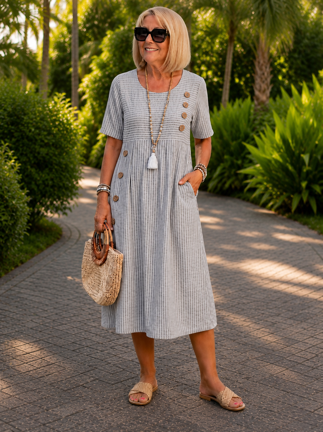 Flavia | Abito Midi Eleganza Quotidiana