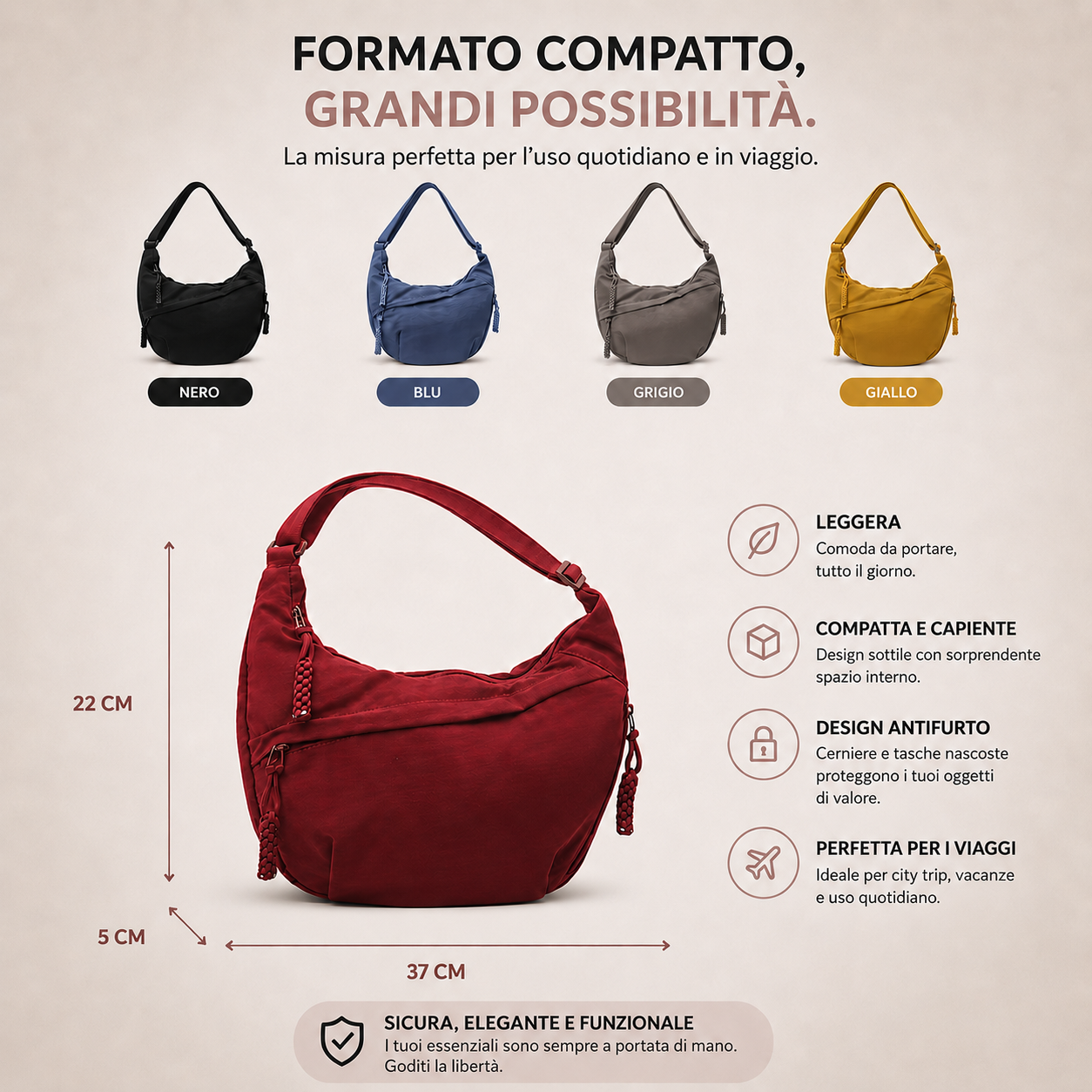 Elenora | Borsa a Spalla da Donna