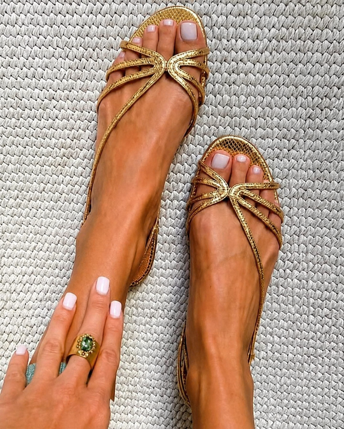 Lidia | Sandali con Fasce Decorative